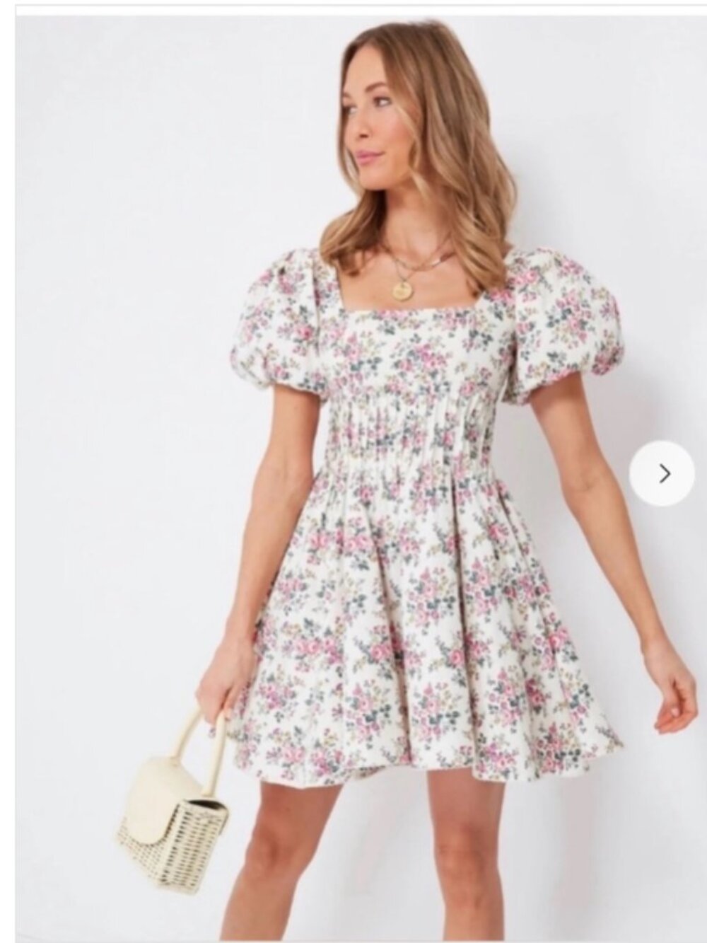 Tuckernuck Hyacinth House Mini Aurelia Puff Sleeve Dress